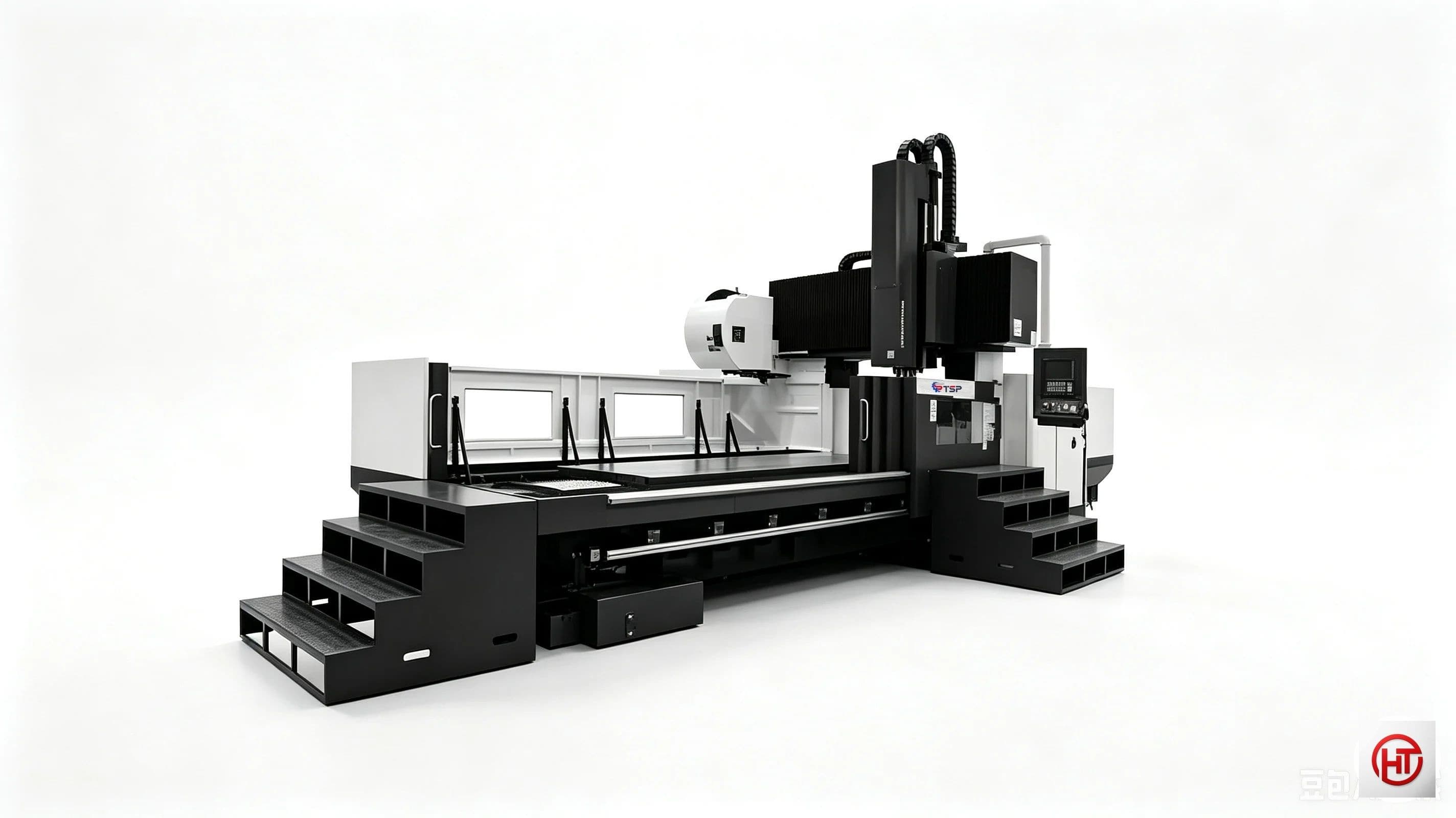 مخرطة CNC TSP-FMC-4027 — منظر جانبي