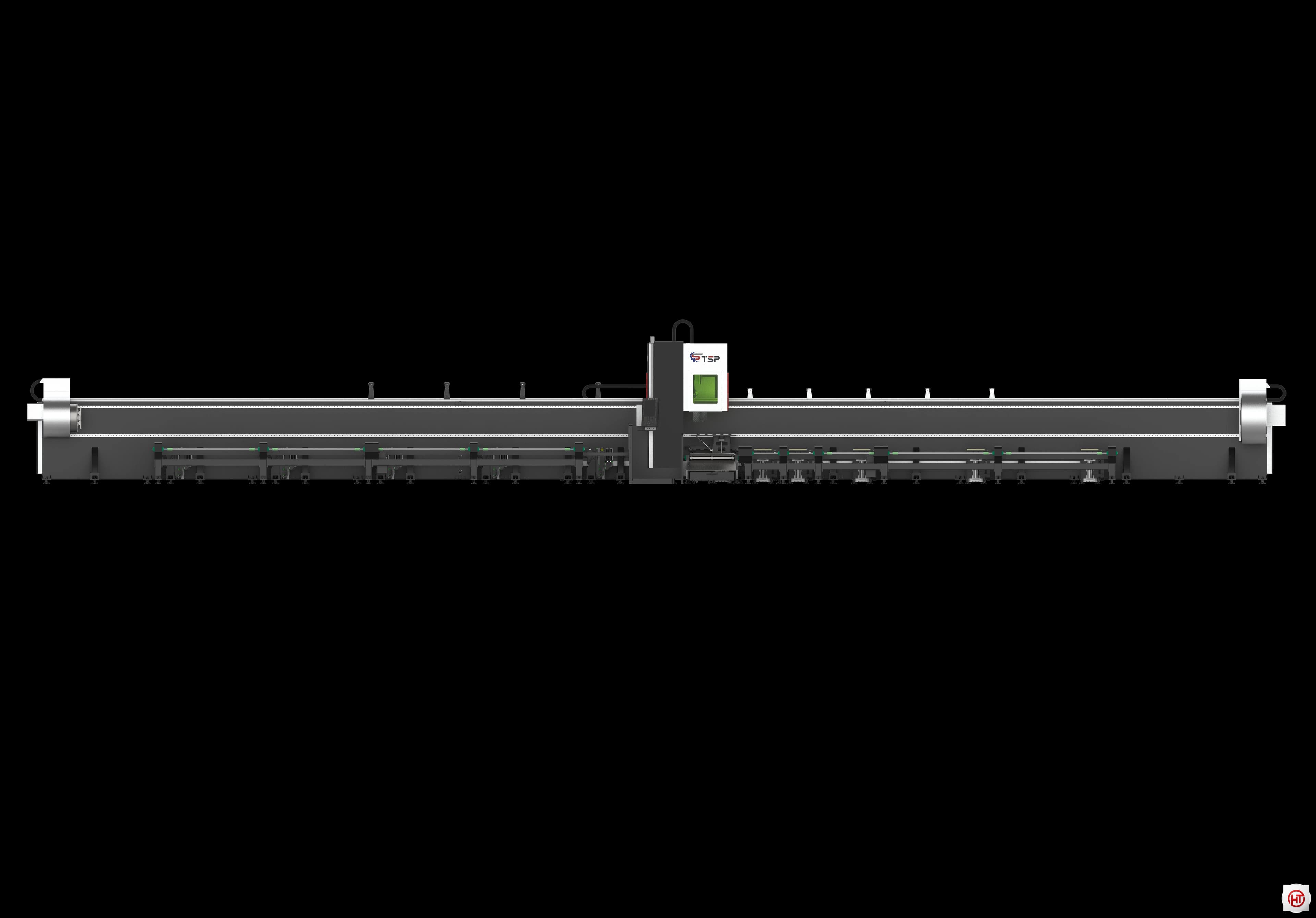 ماكينة قطع أنابيب T6023 — منظر جانبي
