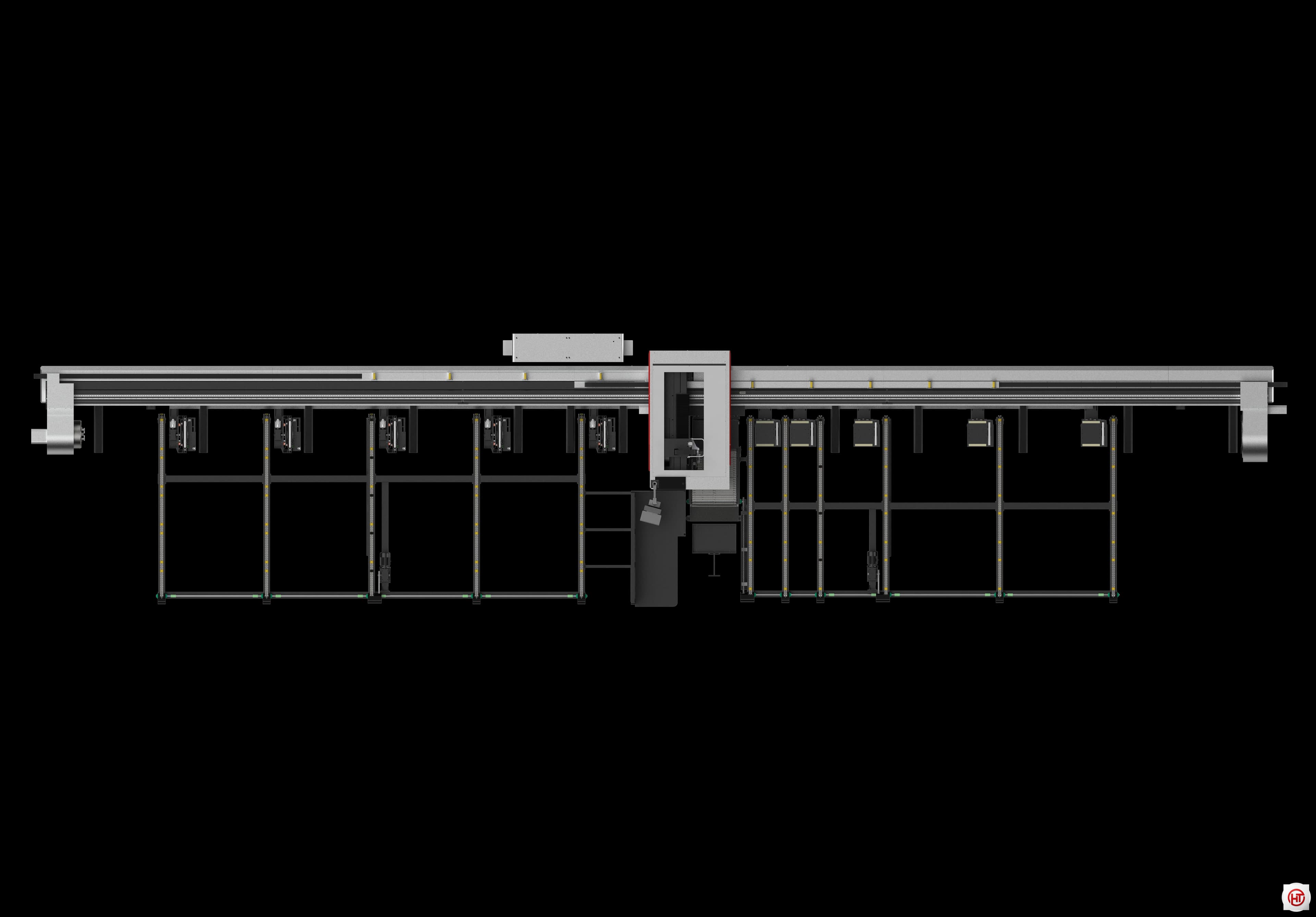 ماكينة قطع أنابيب T6023 — منظر إضافي