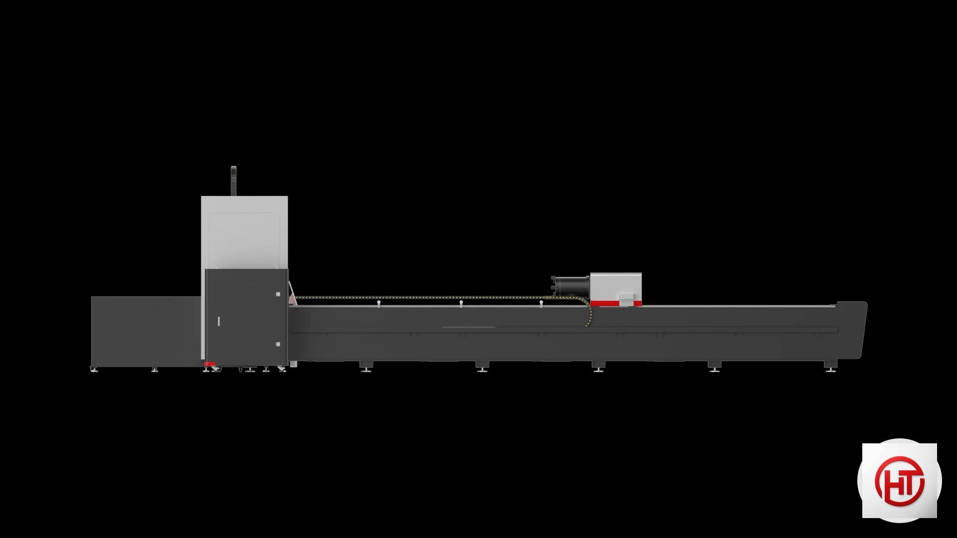 ماكينة قطع أنابيب T6035 — منظر إضافي