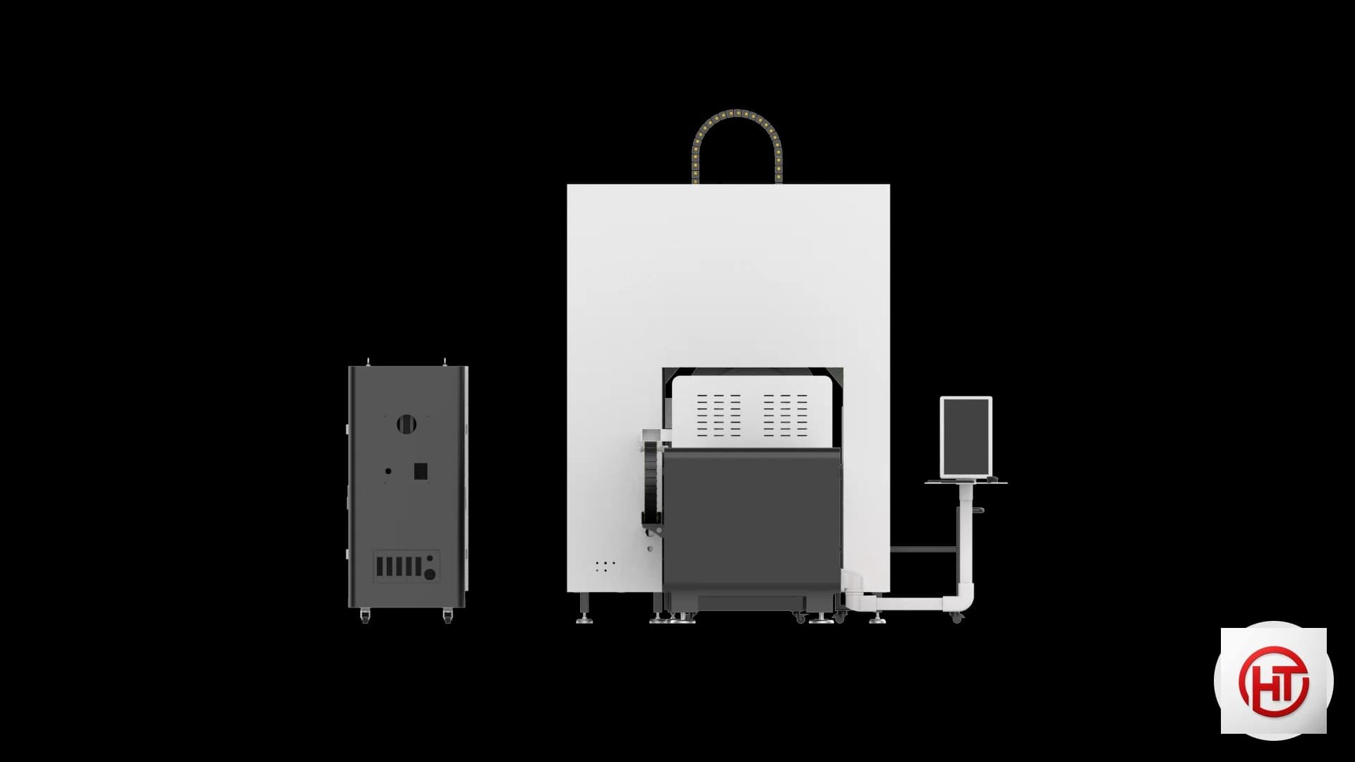 ماكينة قطع أنابيب T6035 — منظر إضافي
